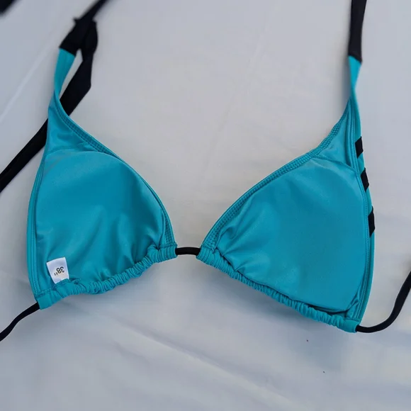 Adidas Blue and Black Bikini Top - Picture 9 of 11
